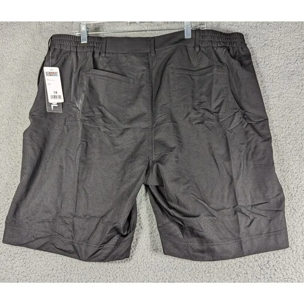 32 Degrees Shorts Womens Size 18 Black Workout Heat Cool Running Shorts